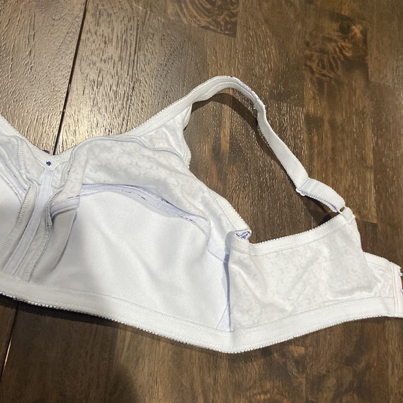 Comfort Choice 42B blue 100% cotton wire free bra EUC - Picture 6 of 10